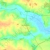 Mapa topográfico Wenhaston, altitude, relevo