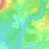 Mapa topográfico Le Pont du Coney, altitude, relevo