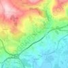 Mapa topográfico Manjoeira, altitude, relevo