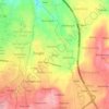 Mapa topográfico Druju, altitude, relevo