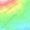 Mapa topográfico Pariangan, altitude, relevo