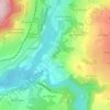 Mapa topográfico Le Caton, altitude, relevo