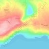 Mapa topográfico Pithari, altitude, relevo