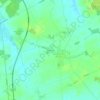 Mapa topográfico Montereau, altitude, relevo