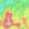 Mapa topográfico Maubert, altitude, relevo