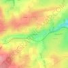 Mapa topográfico Les Jarassons, altitude, relevo