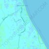 Mapa topográfico Sutton le Marsh, altitude, relevo