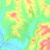 Mapa topográfico Gaillard du Bosc, altitude, relevo