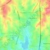 Mapa topográfico Kannalli, altitude, relevo