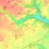 Mapa topográfico Le Charme, altitude, relevo