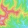 Mapa topográfico Fre, altitude, relevo