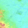Mapa topográfico Tabir Selatan, altitude, relevo