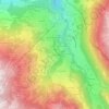 Mapa topográfico Orsin, altitude, relevo