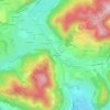 Mapa topográfico Le Fagot, altitude, relevo