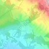 Mapa topográfico La Bourie-Est, altitude, relevo