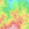Mapa topográfico Le Prat, altitude, relevo