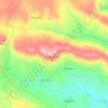 Mapa topográfico Envendos, altitude, relevo
