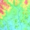 Mapa topográfico Ferluc, altitude, relevo