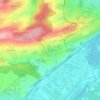 Mapa topográfico Grimmelfingen, altitude, relevo