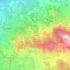 Mapa topográfico Pratone-belvedere, altitude, relevo