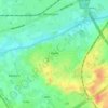 Mapa topográfico Lauwe, altitude, relevo
