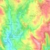 Mapa topográfico Alto do Moroiço, altitude, relevo