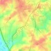 Mapa topográfico Roebuck, altitude, relevo