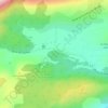 Mapa topográfico Taulane, altitude, relevo
