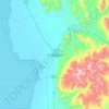 Mapa topográfico Challapata, altitude, relevo