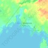 Mapa topográfico Weagamow Lake, altitude, relevo