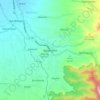 Mapa topográfico Kasembon, altitude, relevo