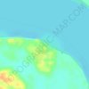 Mapa topográfico Estaleiro da Petrobrás, altitude, relevo