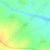 Mapa topográfico Pondras, altitude, relevo
