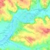 Mapa topográfico Fraysse, altitude, relevo