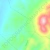 Mapa topográfico Fuencubierta, altitude, relevo