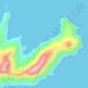 Mapa topográfico Maatea, altitude, relevo