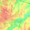 Mapa topográfico Kalijati Timur, altitude, relevo