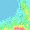Mapa topográfico Sario Tumpaan, altitude, relevo