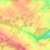 Mapa topográfico Favrieux, altitude, relevo