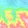 Mapa topográfico Krio Nero, altitude, relevo