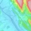 Mapa topográfico Chevrieux, altitude, relevo