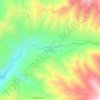 Mapa topográfico Macashca, altitude, relevo