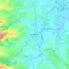 Mapa topográfico Belle Plaine, altitude, relevo