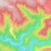 Mapa topográfico Saint-Julien, altitude, relevo