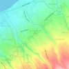 Mapa topográfico Banyuning, altitude, relevo