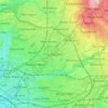 Mapa topográfico Failsworth, altitude, relevo