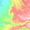Mapa topográfico Altagracia, altitude, relevo
