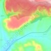 Mapa topográfico Mojares, altitude, relevo
