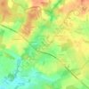 Mapa topográfico Le Cabanet, altitude, relevo