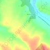 Mapa topográfico Las Mitras, altitude, relevo